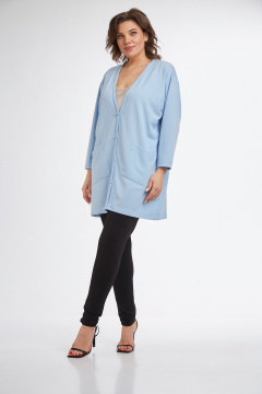 Кардиган Avenue 0336 голубой - фото 4