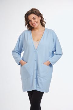 Кардиган Avenue 0336 голубой - фото 1