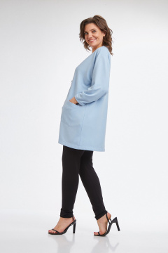 Кардиган Avenue 0336 голубой - фото 5