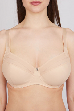Бюстгальтер минимайзер мягкая чашка боковая корректировка Milavitsa 107630 нюд - фото 1