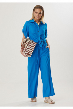 Блуза, брюки Твой имидж 2124 бирюзовый - фото 4