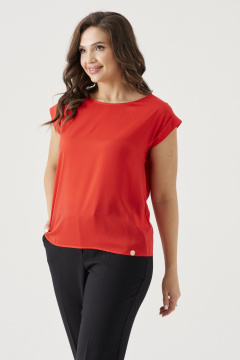 Блуза Панда ПА-50040w красный - фото 1