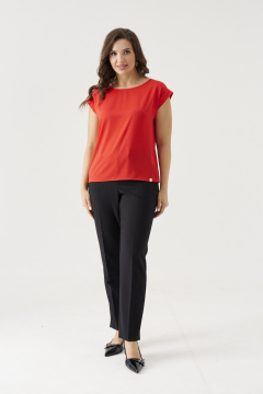 Блуза Панда ПА-50040w красный - фото 2