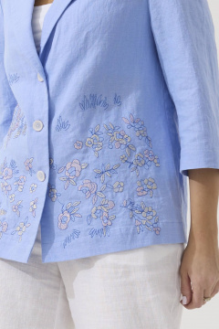 Жакет Ma Сherie 1161 голубой - фото 4