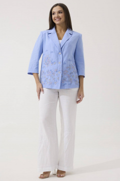 Жакет Ma Сherie 1161 голубой - фото 3