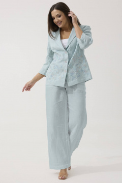 Брюки, жакет Ma Сherie 3133 мятный - фото 3