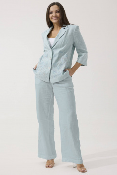 Брюки, жакет Ma Сherie 3133 мятный - фото 2
