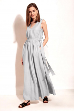 Платье Nova Line 50408 светло-серый - фото 2