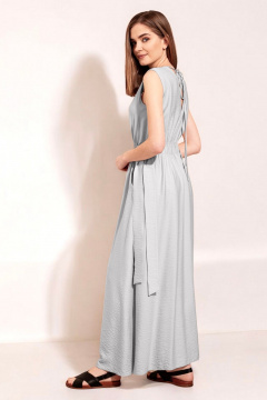 Платье Nova Line 50408 светло-серый - фото 4