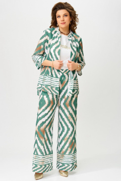 Блуза, брюки, топ Fita 1562 изумрудный - фото 5