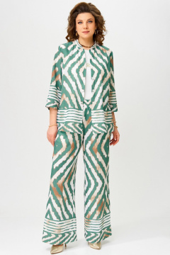 Блуза, брюки, топ Fita 1562 изумрудный - фото 1