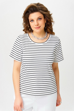 Джемпер Fita 20362 черно-белый - фото 1