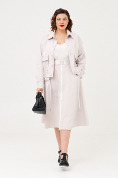 Куртка, юбка Almirastyle 364 серый - фото 5