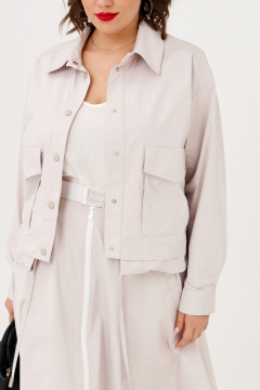 Куртка, юбка Almirastyle 364 серый - фото 3