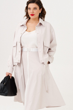 Куртка, юбка Almirastyle 364 серый - фото 1