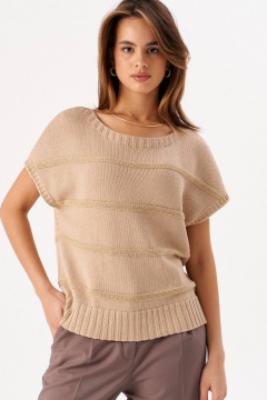 Джемпер Romgil РВ0177-ХМ2 крем-брюле, золото - фото 1