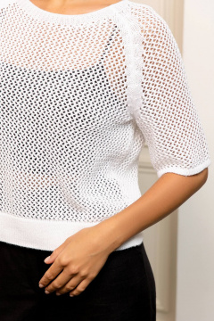 Джемпер Romgil РВ0210-ХЛ4 белый - фото 3