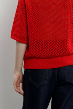 Джемпер Romgil РВ0210-ХЛ4 красный - фото 5