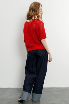 Джемпер Romgil РВ0210-ХЛ4 красный - фото 3