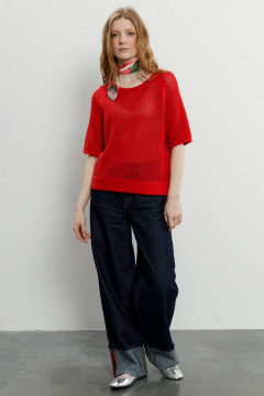 Джемпер Romgil РВ0210-ХЛ4 красный - фото 2