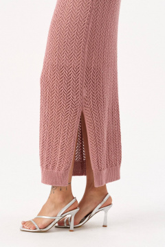 Топ, юбка Romgil РВ0214-ХЛ4 ягодный крем - фото 3