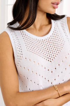 Платье Romgil РВ0216-ХЛ4 белый - фото 4