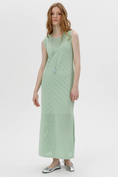Платье Romgil РВ0216-ХЛ4 зеленая мята - фото 1