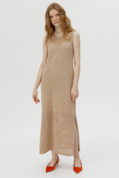 Платье Romgil РВ0216-ХЛ4 песочный - фото 1