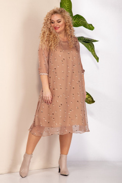 Платье Anastasia 917.4 капучино - фото 4