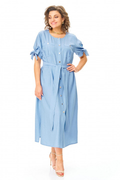 Платье VI ORO VR-1180 небесный - фото 4