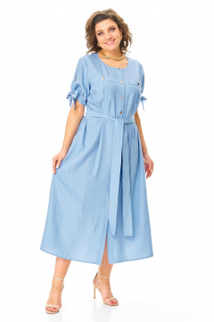 Платье VI ORO VR-1180 небесный - фото 1
