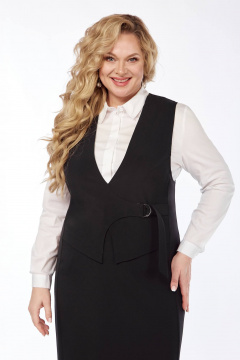 Сарафан Линия Л Б-2054 черный - фото 2