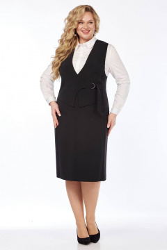 Сарафан Линия Л Б-2054 черный - фото 1