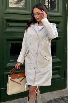 Куртка PRATA wear S032 бежевый - фото 2