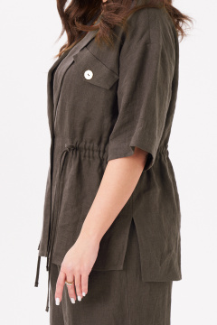 Жакет Панда 16630 коричневый - фото 4