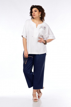 Блуза, брюки Jurimex 3310 синий - фото 1