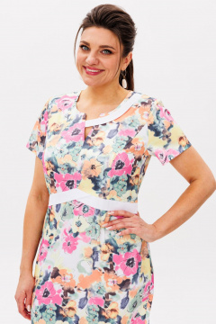 Платье Anelli 1554 цветочная_симфония - фото 3