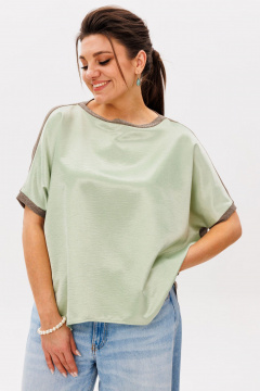 Блуза Anelli 1543 морская_пена - фото 5