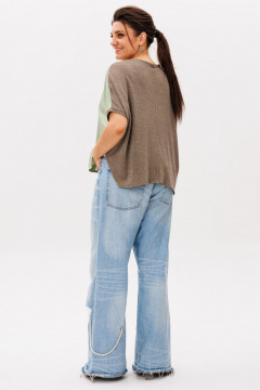 Блуза Anelli 1543 морская_пена - фото 4