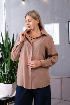 Рубашка Colibri А_108 коричневый - фото 1