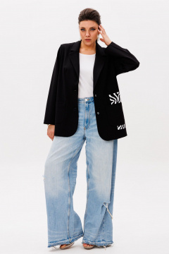 Жакет Anelli 1524 урбан_зебра - фото 2