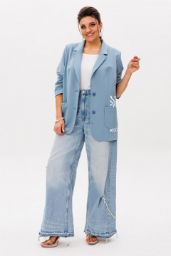 Жакет Anelli 1524 тендер_зебра - фото 4