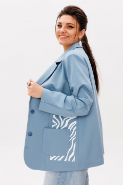 Жакет Anelli 1524 тендер_зебра - фото 3