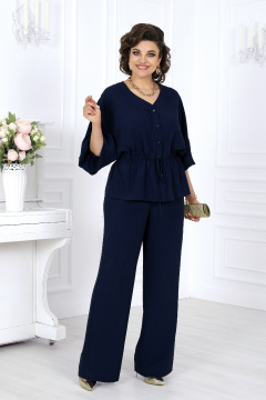 Блуза, брюки Ninele 6056 синий - фото 3