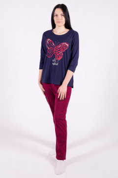 Брюки, джемпер 8 Марта 16687-4С658Д40-158,164 синий - фото 1