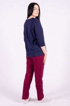 Брюки, джемпер 8 Марта 16687-4С658Д40-158,164 синий - фото 3