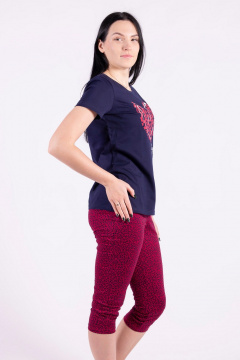 Капри, футболка 8 Марта 151220-4С644Д40-158,164 синий - фото 4