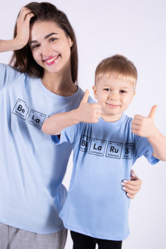 Футболка 8 Марта 18308-4С514Д40-122,128 голубой - фото 3