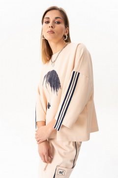 Свитшот Luna 220 бежевый - фото 3