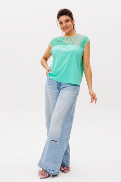 Блуза Anelli 1542 васаби - фото 4